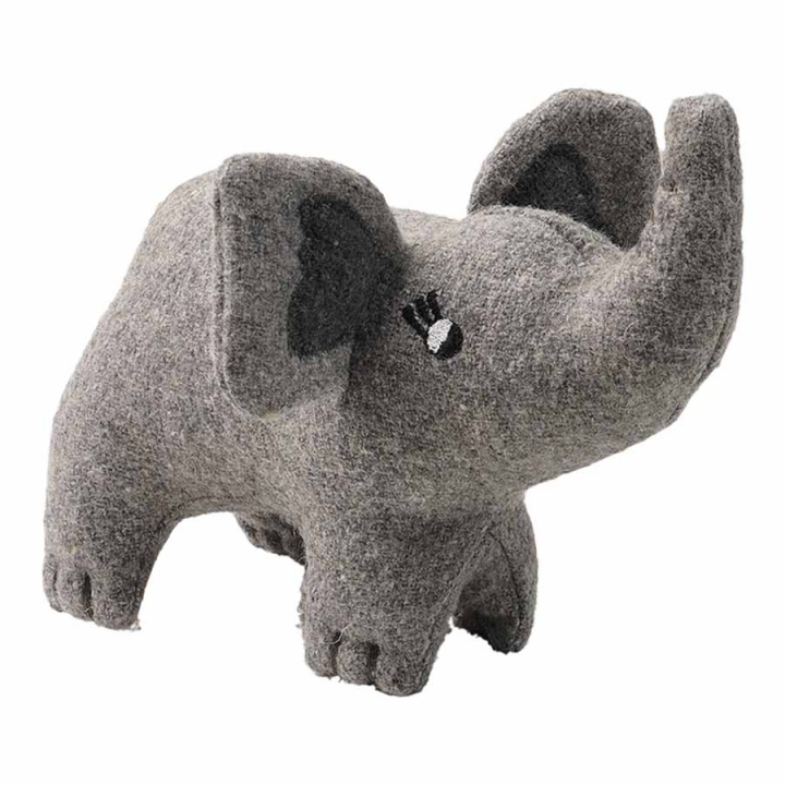 Dog Toy Eiby Elephant Wool Grey in the group Dog / Dog Toys / Soft Toys & Plush Toys at Equinest (108212GR)