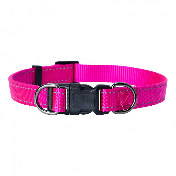 Dog Collar Iris Nylon Pink in the group Dog / Dog Collars & Harnesses at Equinest (123000PI)