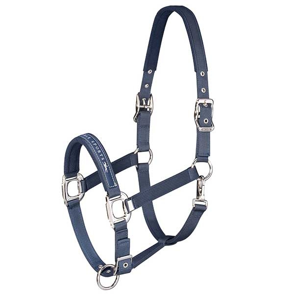 Bridle Memphis Navy in the group Horse Tack / Halters / Fabric & Nylon Halters at Equinest (1311-00001Ma_r)