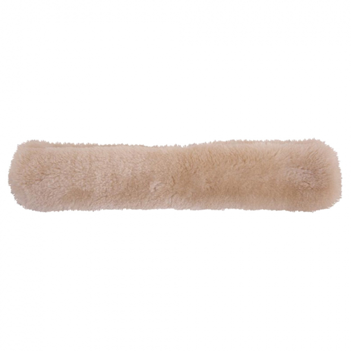 Noseband Cover Synthetic Sheepskin Nature in the group Horse Tack / Bridles & Browbands / Noseband Guard, Chin Protection & Crown Pads at Equinest (218000NAT)