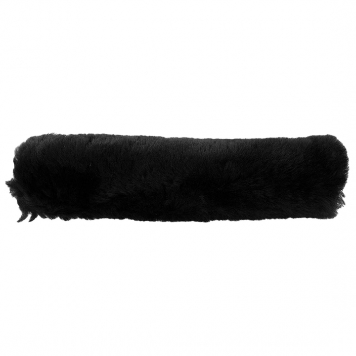 Noseband Cover Sheepskin Black in the group Horse Tack / Bridles & Browbands / Noseband Guard, Chin Protection & Crown Pads at Equinest (219006BA)