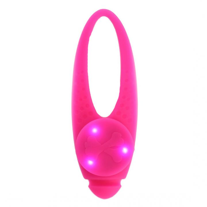 Silicone LED Safety Light Basic Pink in the group Dog / Reflectors, Lights & Blinkers at Equinest (260608PI)