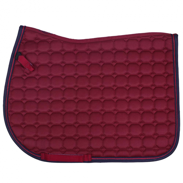 Allround Saddle Pad Florence Burgundy/Navy Blue in the group Horse Tack / Saddle Pads / All-Purpose & Jumping Saddle Pads at Equinest (3148RE)