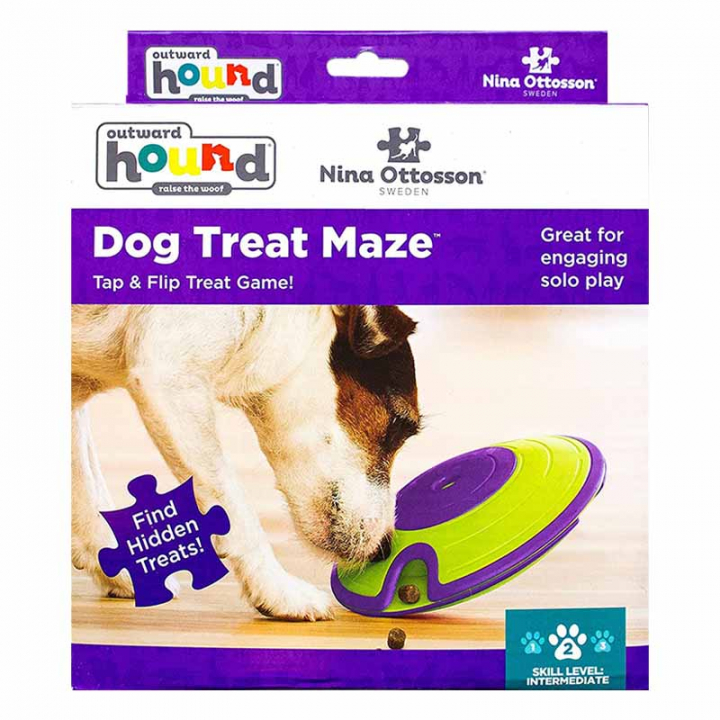 Interactive Dog Toy Dog Treat Maze 0Level 2 Purple/Green in the group Dog / Dog Toys / Interactive Toys at Equinest (333166GNPU)