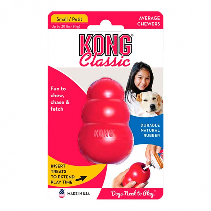 Dog Toy KONG Classic Small Red in the group Dog / Dog Toys / Chew Toys at Equinest (340908RE-S)