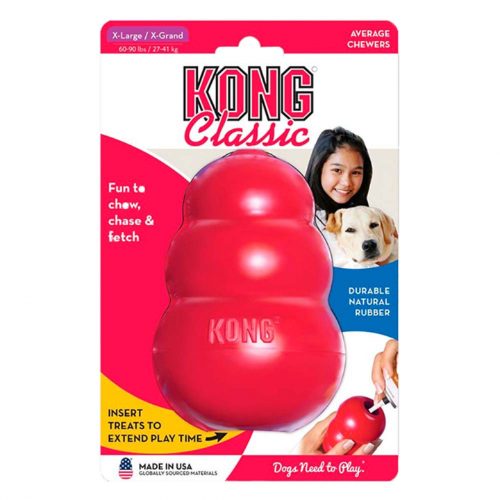 Dog Toy KONG Classic X-Large Red in the group Dog / Dog Toys / Chew Toys at Equinest (340908RE-XL)