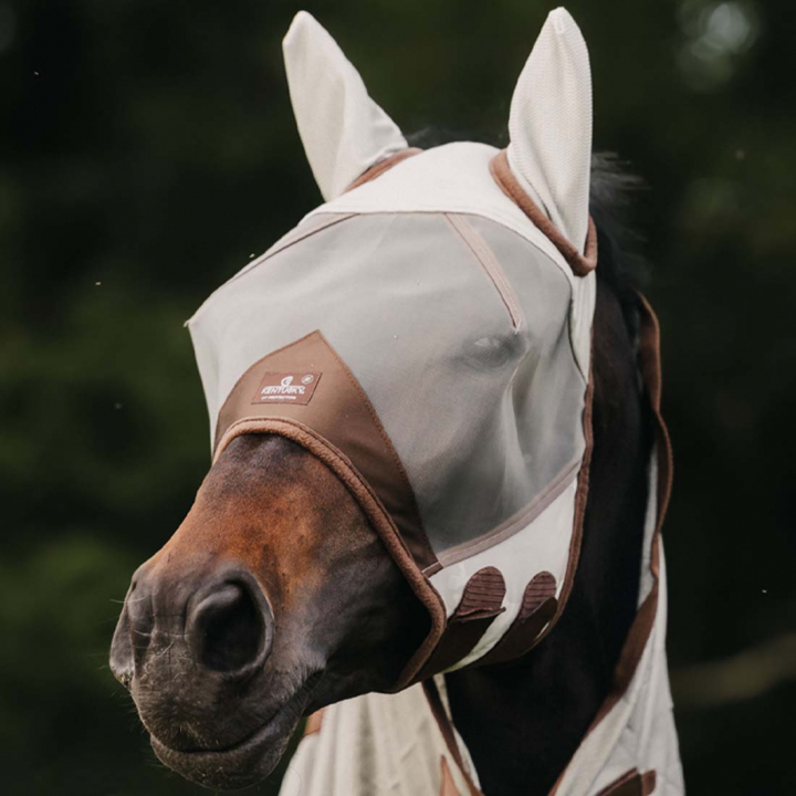 Fly Mask Classic with Ears Silver in the group Fly Protection / Fly Masks & Nose Nets at Equinest (42646SI)