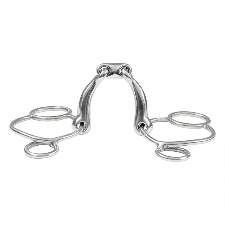 Double Jointed Bit Curved 2.5-Ring HG in the group Horse Tack / Bits / 3-Ring Bits & Pessoa Bits at Equinest (502011524SI)