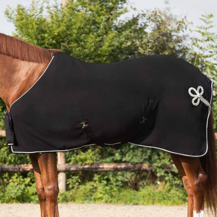  Fleece Rug Ornament Black/Silver in the group Horse Rugs / Fleece Rugs at Equinest (6014BASI)