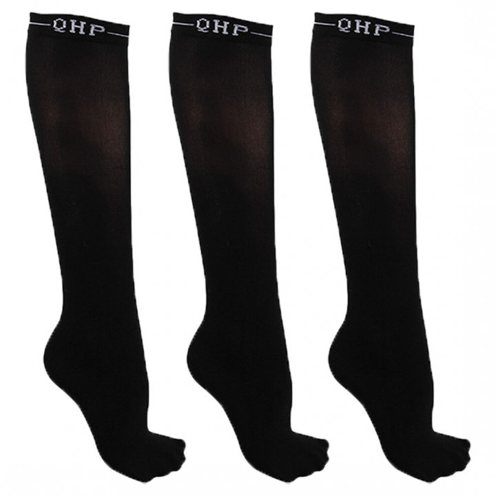  Competition Socks Color 3-Pack Black in the group Equestrian Clothing / Riding Socks at Equinest (7132BA)