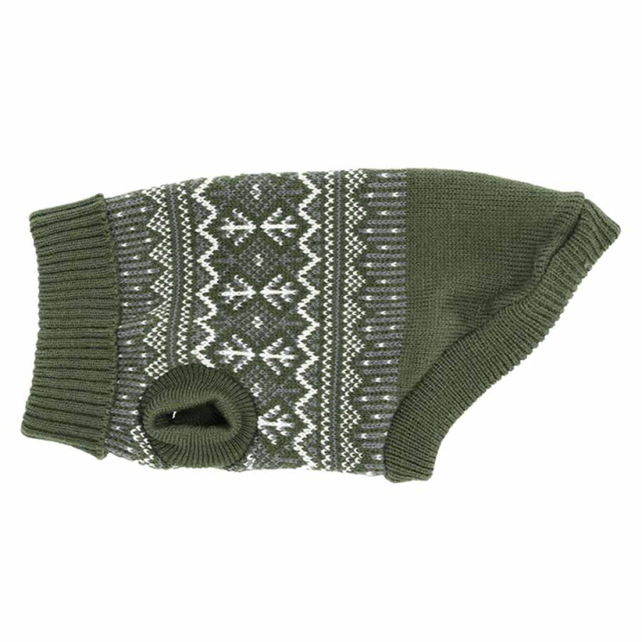 Dog Sweater Iselin Green in the group Dog / Dog Coats & Dog Sweathers at Equinest (758937GN)
