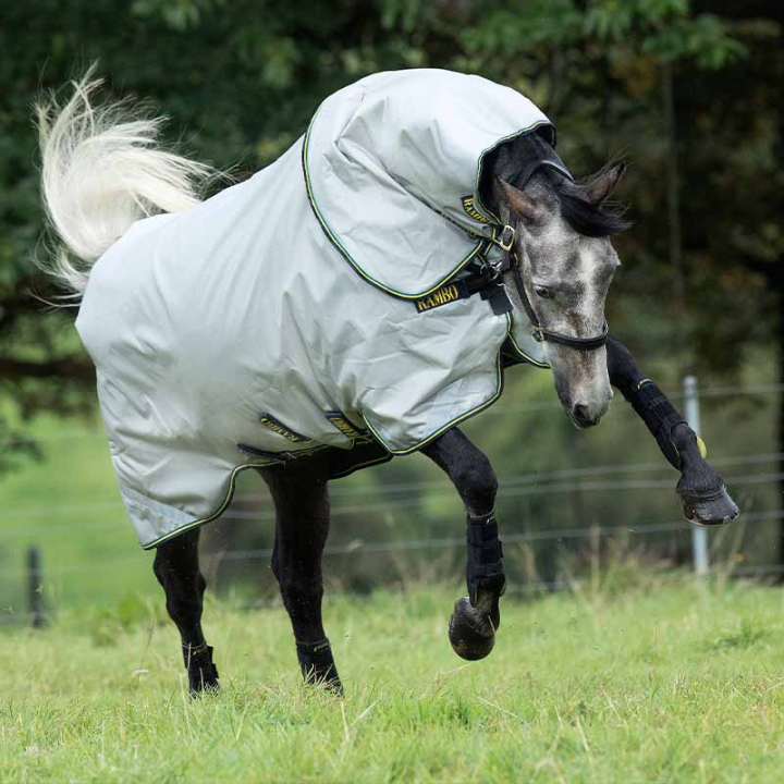 Outdoor Rug Rambo Duo 100g - 400g Grey in the group Horse Rugs / Turnout Rugs / Winter Rugs at Equinest (AAADA4Gr_r)