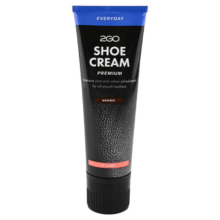 Shoe Cream Premium Pigment Brown 80ml in the group Grooming & Health Care / Tack Cleaning & Leather Care at Equinest (BA3060000001BR-80)