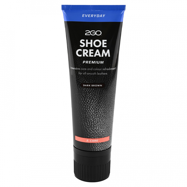 Shoe Cream Premium Pigment Dark Brown 080ml in the group Riding Footwear / Boot Bags & Accessories at Equinest (BA3060000001MBR-80)