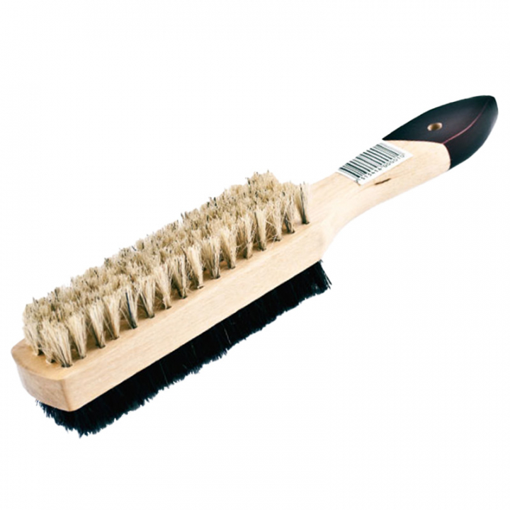 Shoe Brush Polish Double-Sided Natural/0Black in the group Grooming & Health Care / Tack Cleaning & Leather Care at Equinest (BA650080100NABA)