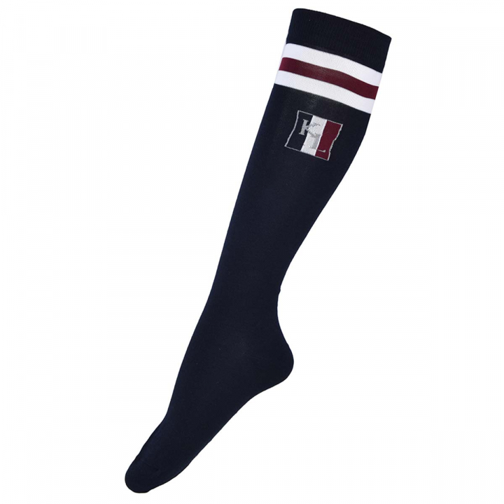 Knee Socks Classic Navy Blue in the group Equestrian Clothing / Riding Socks at Equinest (KLC-SO-616Ma_r)