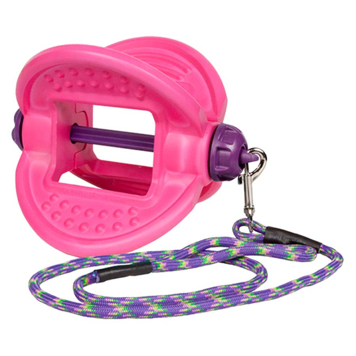 Holder Bizzy Ball Pink in the group Stable & Paddock / Horse Toys at Equinest (LIKBIZ09XPI)