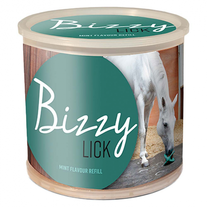 Lick Stone Bizzy Lick Mint Refill 1kg in the group Supplements / Horse Supplements / Salt Licks, Mineral Blocks & Lick Stones at Equinest (LIKBIZMIX8-1000)