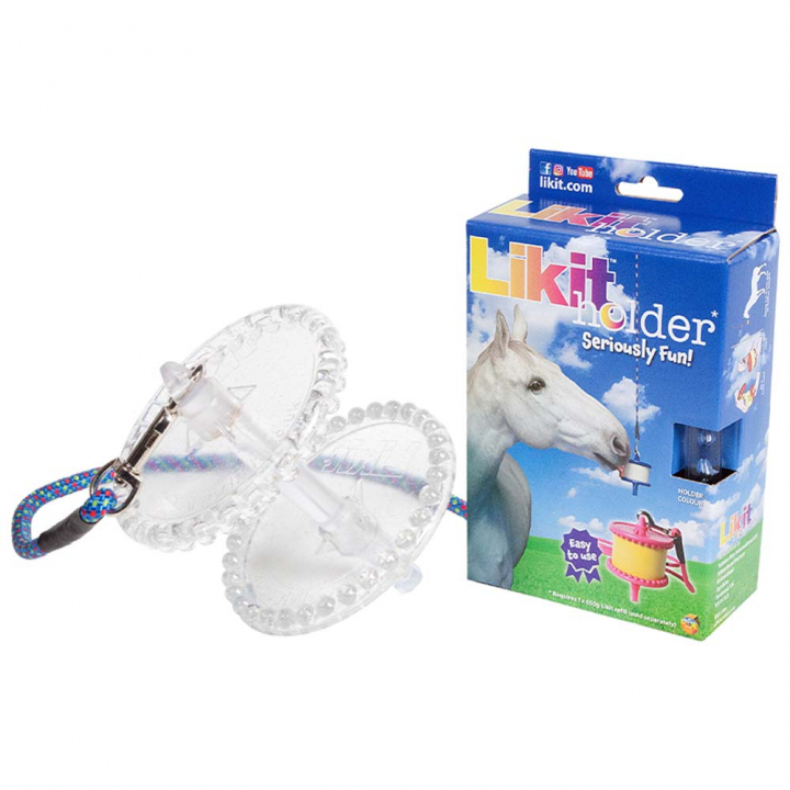 Holder Level 1 Transparent/Glitter in the group Stable & Paddock / Horse Toys at Equinest (LIKLH02TR)