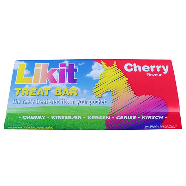 Horse Treat Bar Cherry 90g in the group Grooming & Health Care / Horse Treats at Equinest (LIKTBCHEU-90)