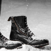 Winter riding boots Veganza Winter Side Zip Paddock Black