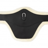 Stud Girth Colombes Synthetic Sheepskin Black/Nature