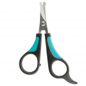Rounded Scissors Turquoise/Black