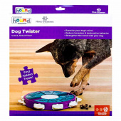 Interactive Dog Toy Dog 0Twister Level 3 Purple/Turquoise/White
