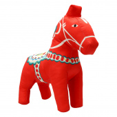 Dog Toy Dala Horse Red