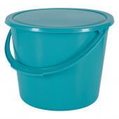 Bucket with Lid HG Turquoise