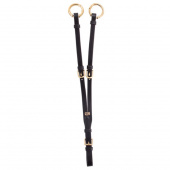 Short Martingale E-logo with Openable Rings Black/Brass