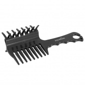 Braiding Comb with Clip Black