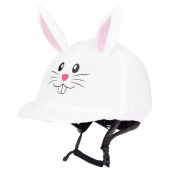 Helmet Cover Easter Bunny White