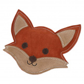 Dog Toy Fox Natural/Orange