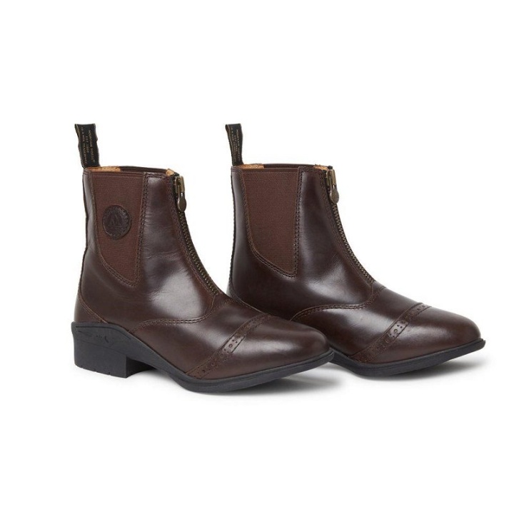 Aurora Front Zip Paddock Brown 36 in the group Riding Footwear / Jodhpur Boots & Yard Boots at Equinest (01071BR-36)