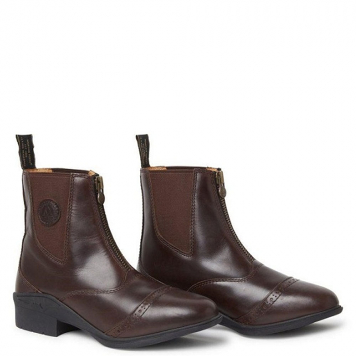 Aurora Front Zip Paddock Brown in the group Riding Footwear / Jodhpur Boots & Yard Boots at Equinest (01071_B_r)