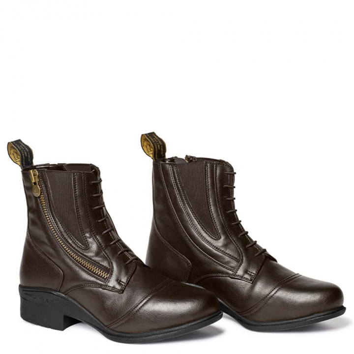 Riding Boots Veganza Side Zip Paddock 0Brown in the group Riding Footwear / Jodhpur Boots & Yard Boots at Equinest (01082BR_r)