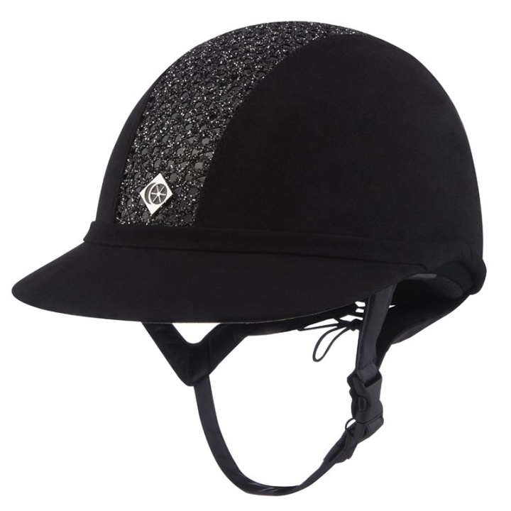 Riding Helmet SP8 0Sparkly Plus Micromocka Black/Black bling in the group Riding Equipment / Riding Helmets / Wide Peak Riding Helmets at Equinest (0209013126054_S_r)