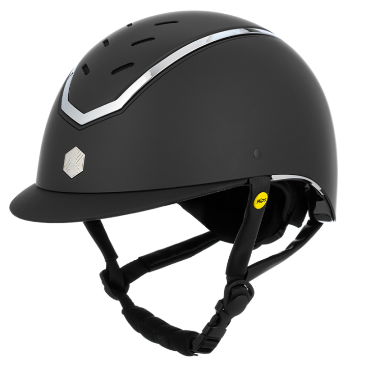Riding Helmet MIPS Kylo Matte Black/Silver  in the group Riding Equipment / Riding Helmets / MIPS Riding Helmets at Equinest (0209020222BASI_r)
