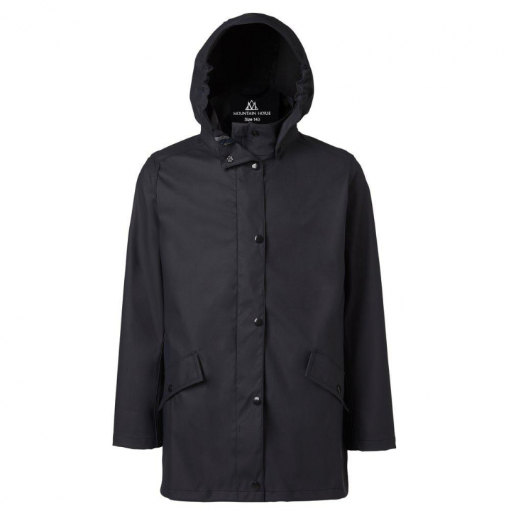 Raincoat Jr Drops Black in the group Equestrian Clothing / Coats & Jackets / Raincoats at Equinest (03352Sv_r)