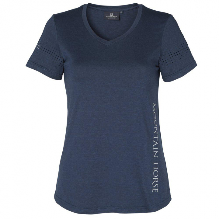 Tyra Tech Top Navy T-Shirt in the group Equestrian Clothing / Riding Shirts / T-shirts at Equinest (04474Ma_r)