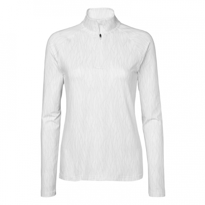 Competition Top Cleo Tech White in the group Equestrian Clothing / Riding Shirts / Show Shirts at Equinest (04508Vi_r)