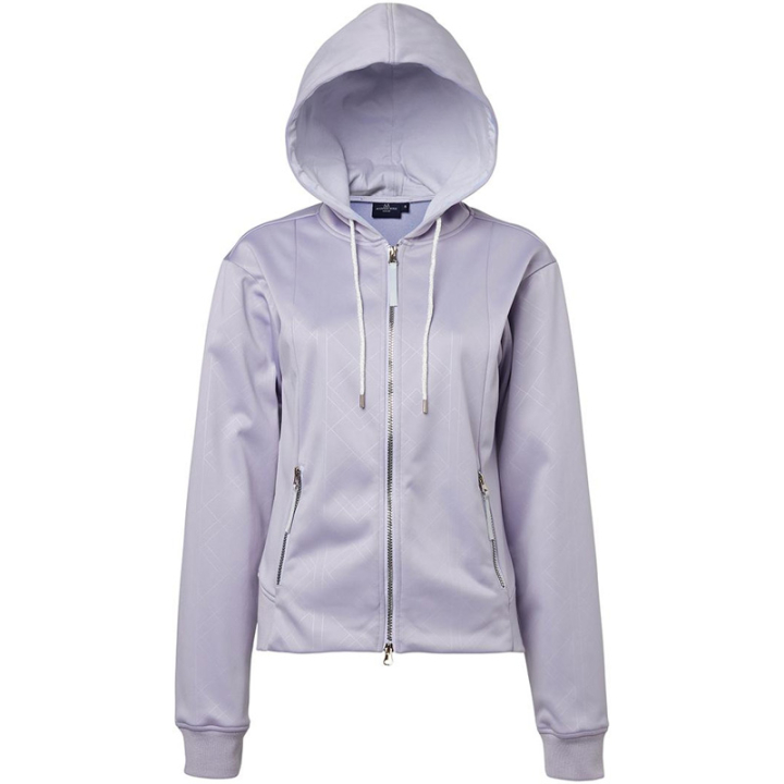Hoodie Starla Zip Purple in the group Equestrian Clothing / Sweaters & Hoodies at Equinest (04582078PU_r)