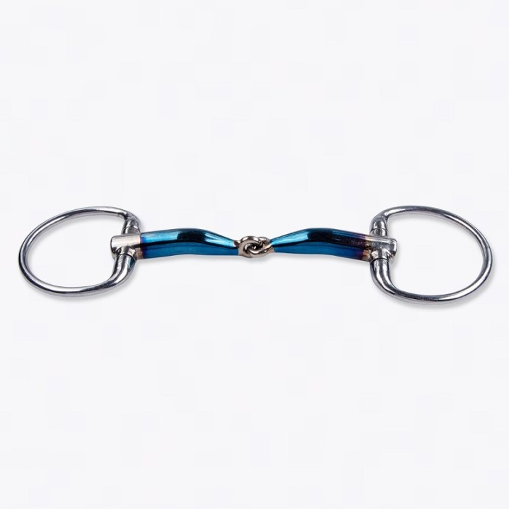 Sweet Iron Single Jointed with fixed 0rings 115 mm in the group Horse Tack / Bits / Snaffle Bits at Equinest (05000133-11_5)