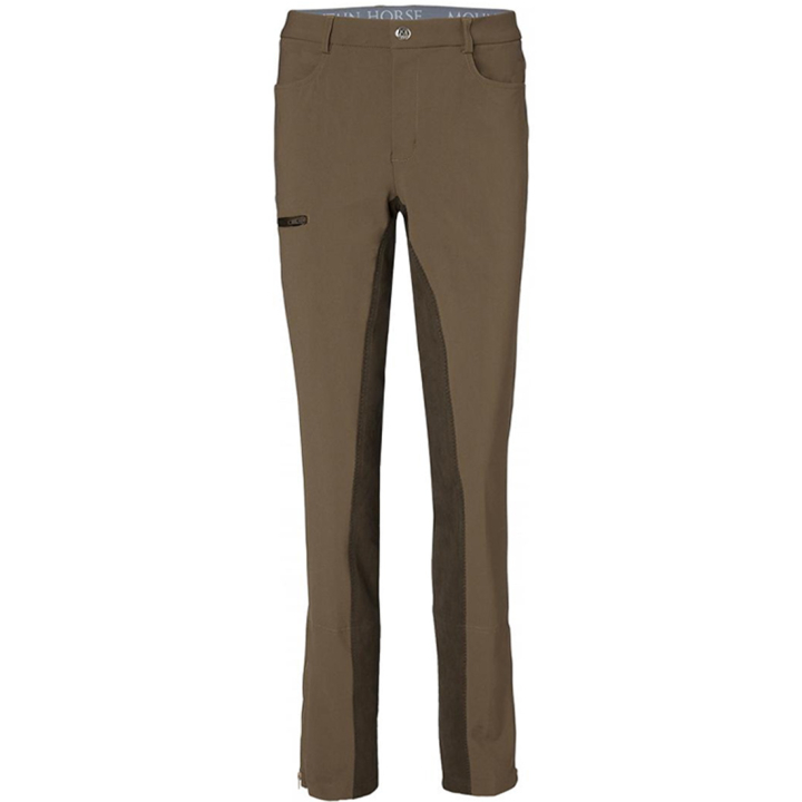 Men's Riding Breeches Baldur Jodhpurs Full Grip Taupe in the group Equestrian Clothing / Riding Breeches & Riding Tights / Breeches at Equinest (05377090TAU_r)