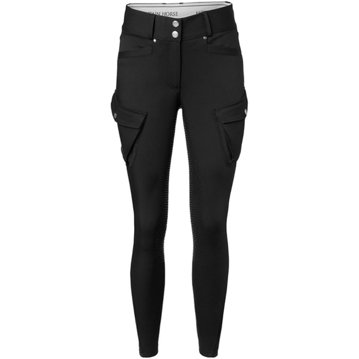 Riding Breeches Estelle Cargo Full Grip Black in the group Equestrian Clothing / Riding Breeches & Riding Tights / Breeches at Equinest (05384010BA_r)