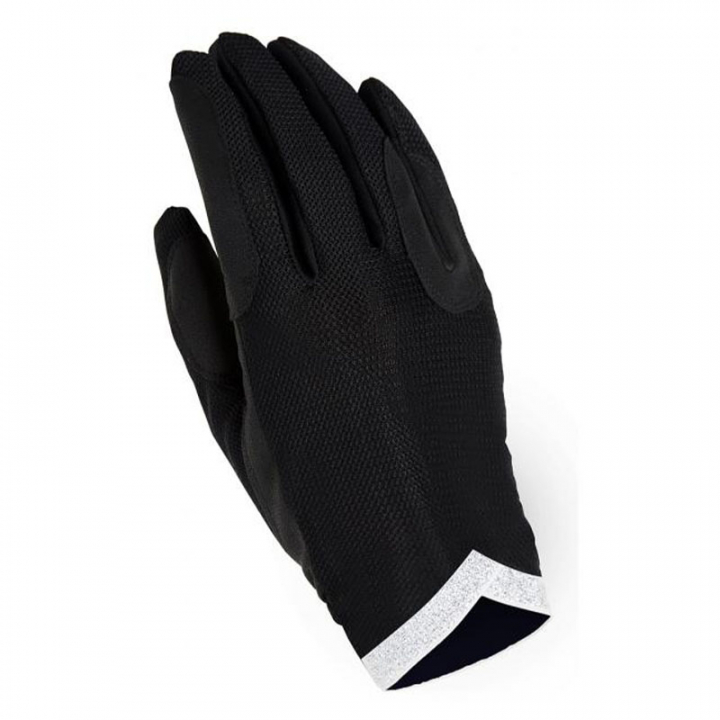 Riding Gloves Shine Black in the group Equestrian Clothing / Riding Gloves & Yard Gloves at Equinest (07065Sv_r)