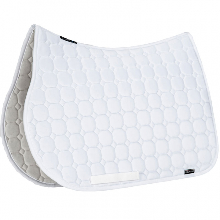 Jumping Saddle Pad Octagon White in the group Horse Tack / Saddle Pads / All-Purpose & Jumping Saddle Pads at Equinest (072001011Vi_r)