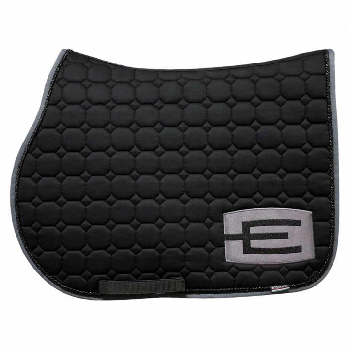 Saddle Pad E-logo Black Grey/Black in the group Horse Tack / Saddle Pads / Saddle Pads with E-logo at Equinest (0720911Sv-GrSv_r)