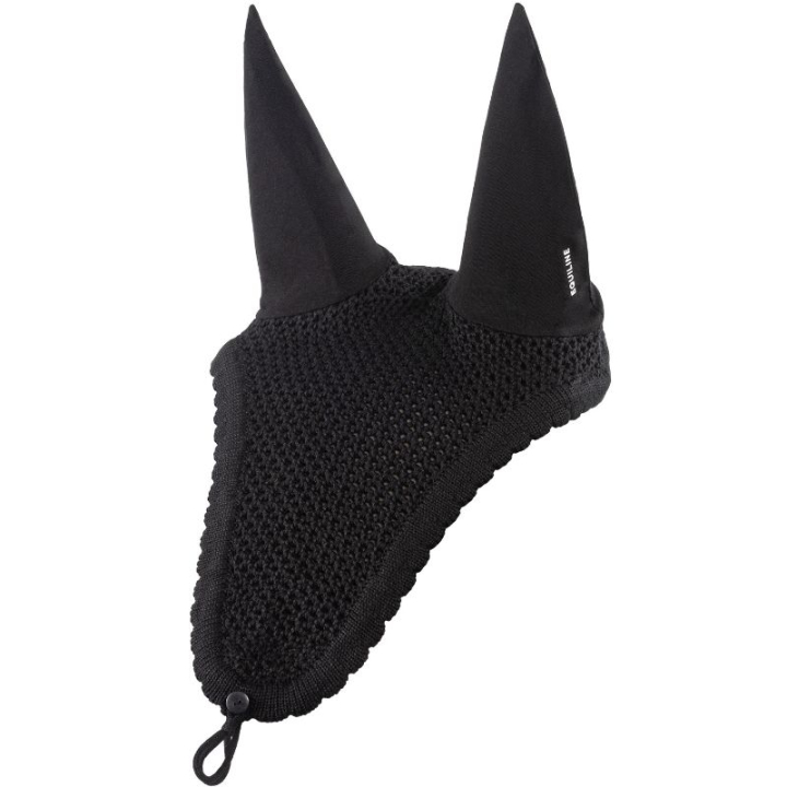 Long Fly Ear Bonnet Loop Black in the group Horse Tack / Bonnets at Equinest (072600057SV)